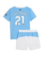 Manchester City Rayan Ait-Nouri #21 Kotipaita Lasten 2025-26 Lyhythihainen (+ shortsit)